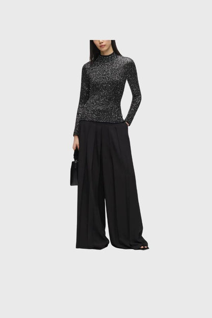 Karl Lagerfeld Sequin Knit Top B4W18019