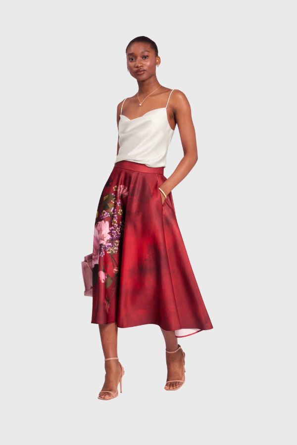 Ted Baker Satin Cowl Neck Cami Top S276130-WMB-KITI