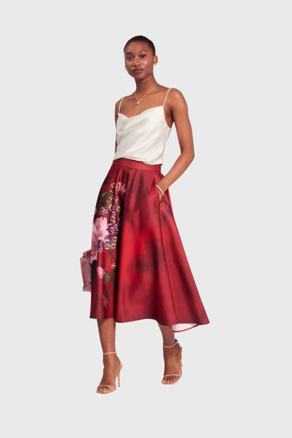 Ted Baker Satin Cowl Neck Cami Top S276130-WMB-KITI