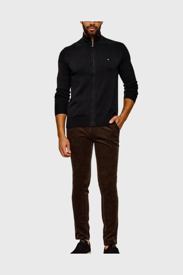 Tommy Hilfiger Pima Org Ctn Cashmere Zip Thru MW0MW28050