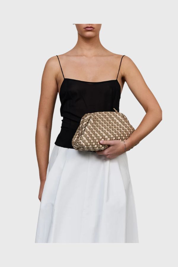 Marrea Pouch Stripe Oysters & Champange MRR22212068