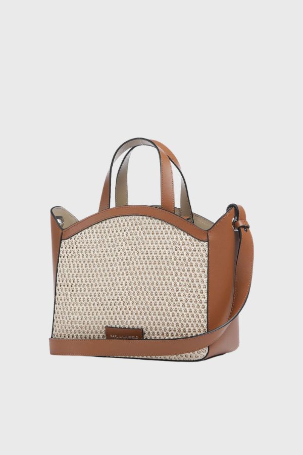 Karl Lagerfeld K/Circle Small Tote Raffia Mesh B2W30019