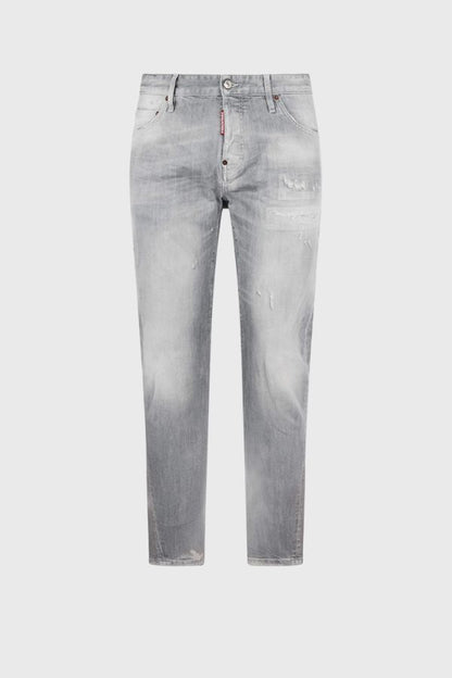 Dsquared2 Brushed Grey Wash Slim Twist Jeans S74LB1870S30260