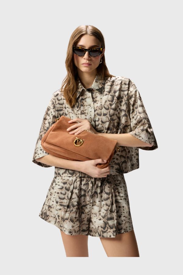 Pinko Click Soft Baguette Handle Classic 106178 A0F6