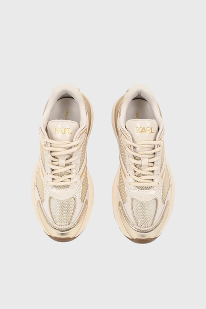 Karl Lagerfeld KOMET Lo Lace Metal Mix Sneakers KL65624M4GD