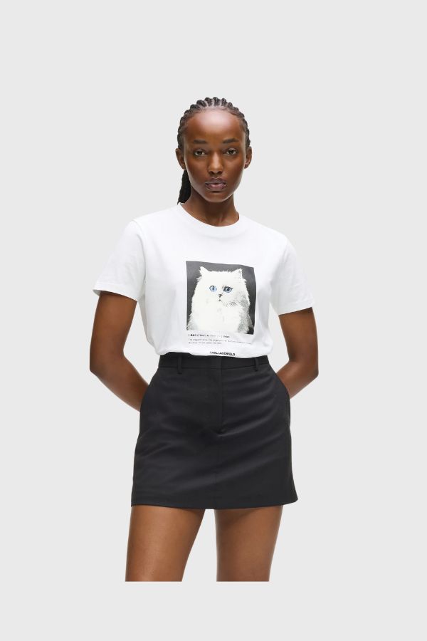 Karl Lagerfeld Portrait T-shirt B1W17019