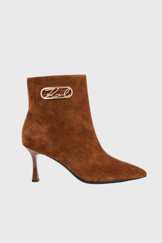 Karl Lagerfeld Sienna Signia Curve Ankle Boot KL32747