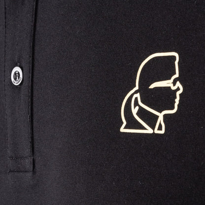 Karl Lagerfeld Μαύρο Κοντομάνικο Polo 745019-542221