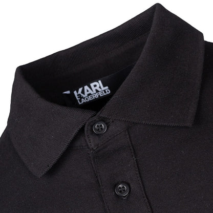 Karl Lagerfeld Μαύρο Κοντομάνικο Polo 745019-542221
