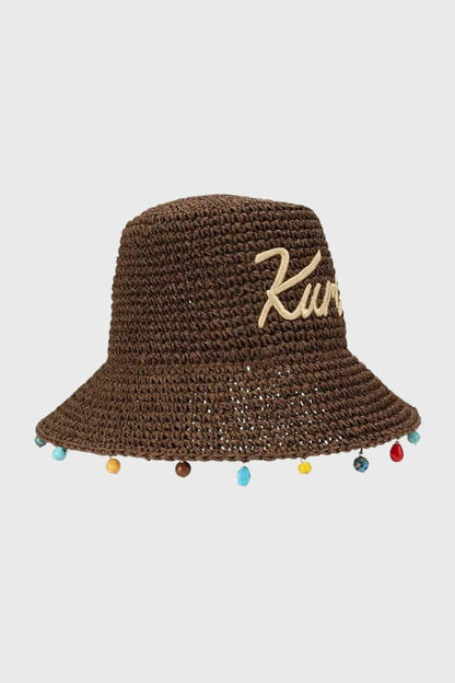Kurt Geiger Raffia Bucket Hat 5631230449