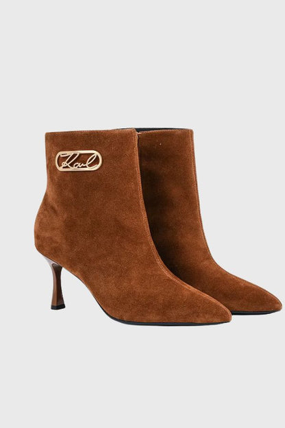 Karl Lagerfeld Sienna Signia Curve Ankle Boot KL32747