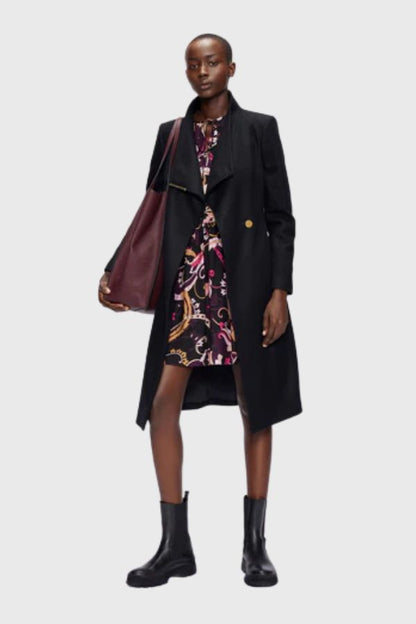 Ted Baker Mid Length Belted Wool Wrap Coat WMO-ROSE