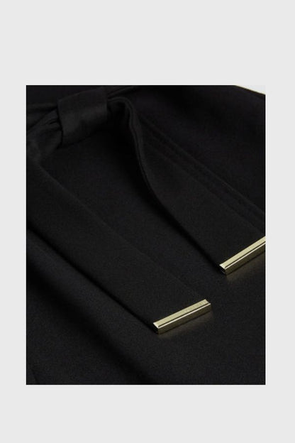 Ted Baker Mid Length Belted Wool Wrap Coat WMO-ROSE