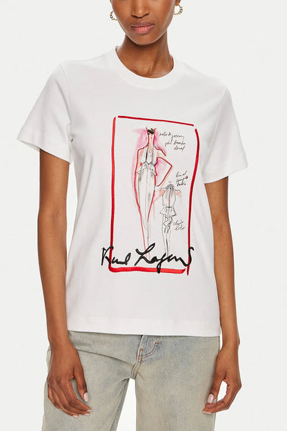 Karl Lagerfeld Archive T-Shirt 245W1713