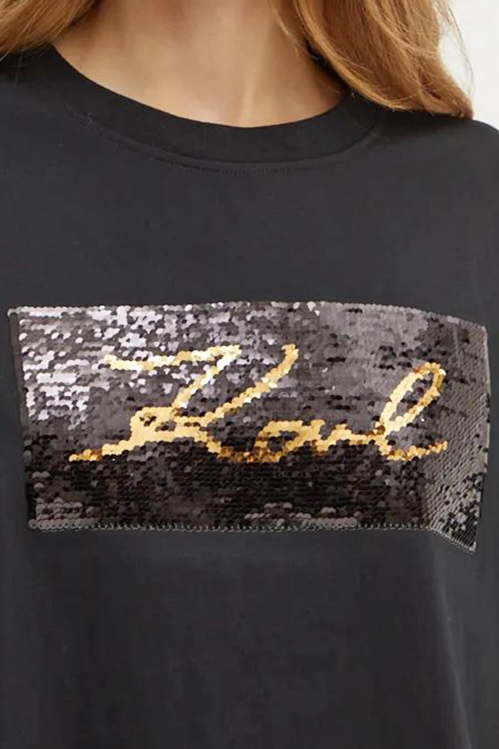 Karl Lagerfeld Sequins T-shirt 246W1708