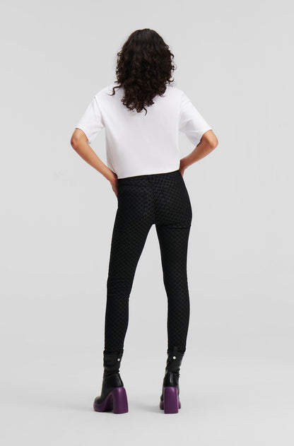 Karl Lagerfeld KL Monogram Skinny Fit Jeans 236W1105