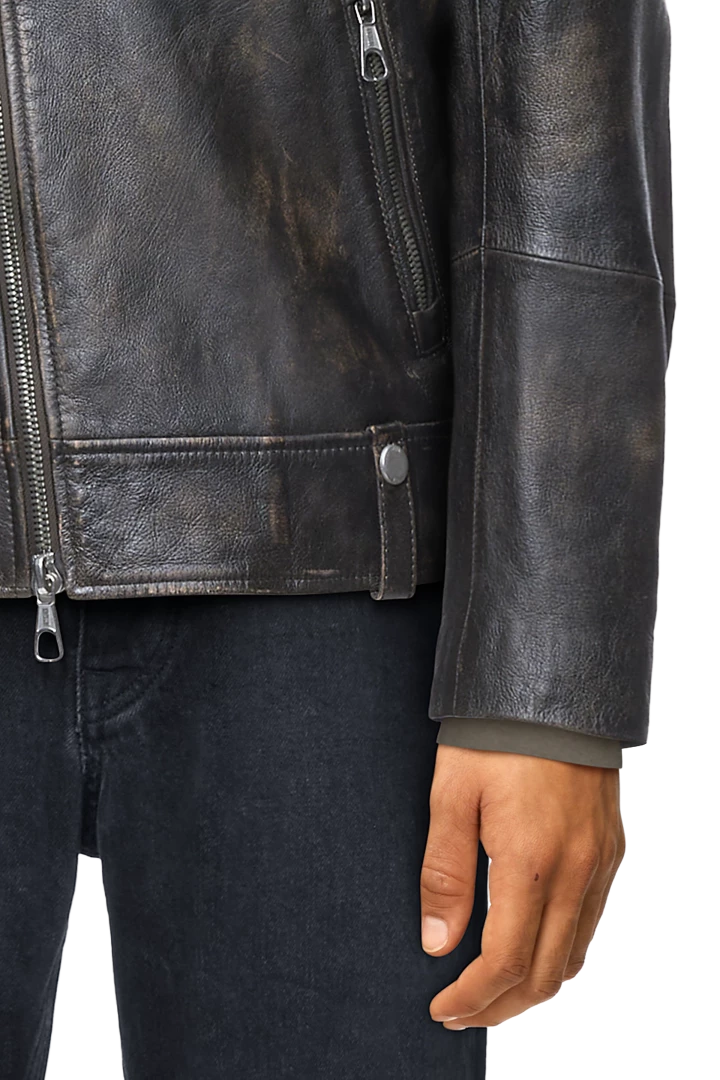 Drykorn Biker Leather Jacket Plazo-180071