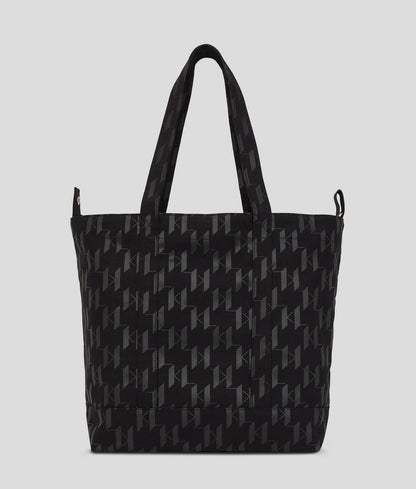 Karl Lagerfeld K/Monogram Xl Canvas Shopper Bag A3M50012
