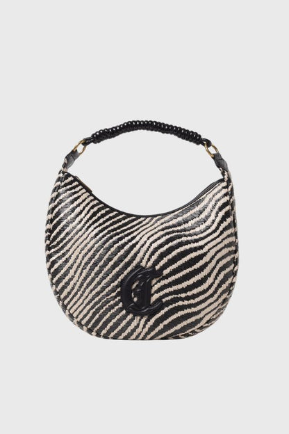 Just Cavalli Soft Zebra Straw Bag 78RA4BQ1 ZSC05