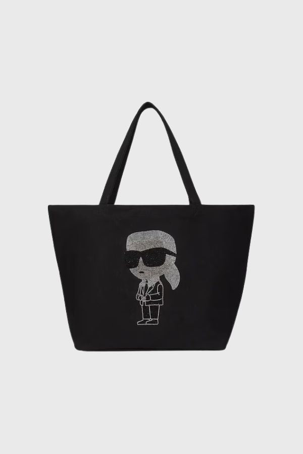 Karl Lagerfeld Ikon Rhinestone Shopper Bag A3W50016