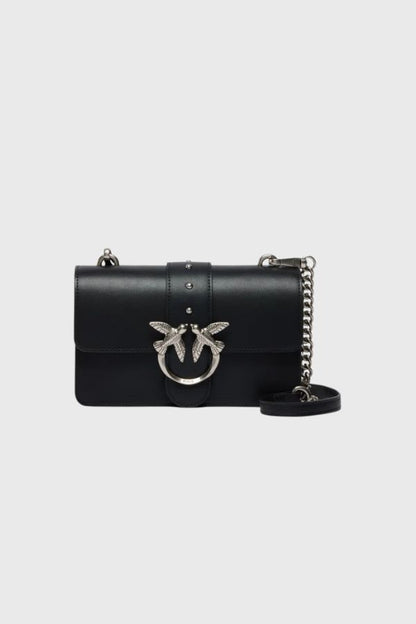 Pinko Μικρή δερματίνη τσάντα Love Bag One με λουρί 105856 A0F1
