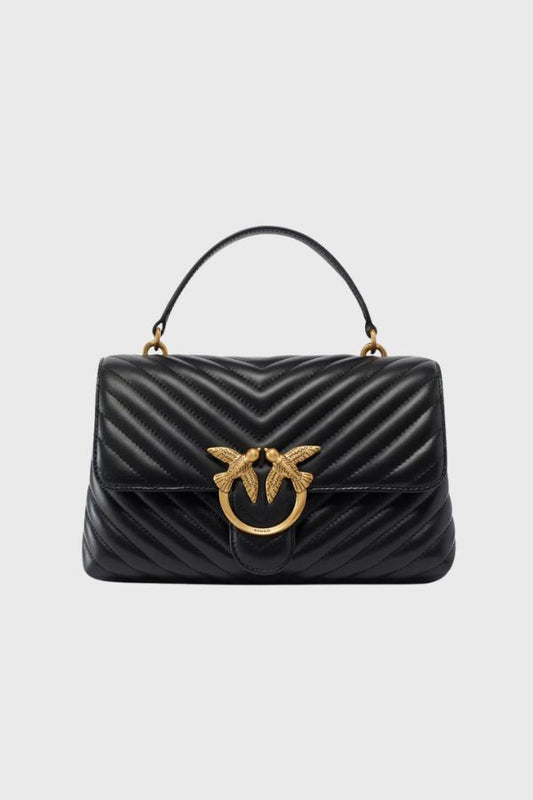 Pinko Classic Lady Love Bag Puff Chevron 100043 A0GK