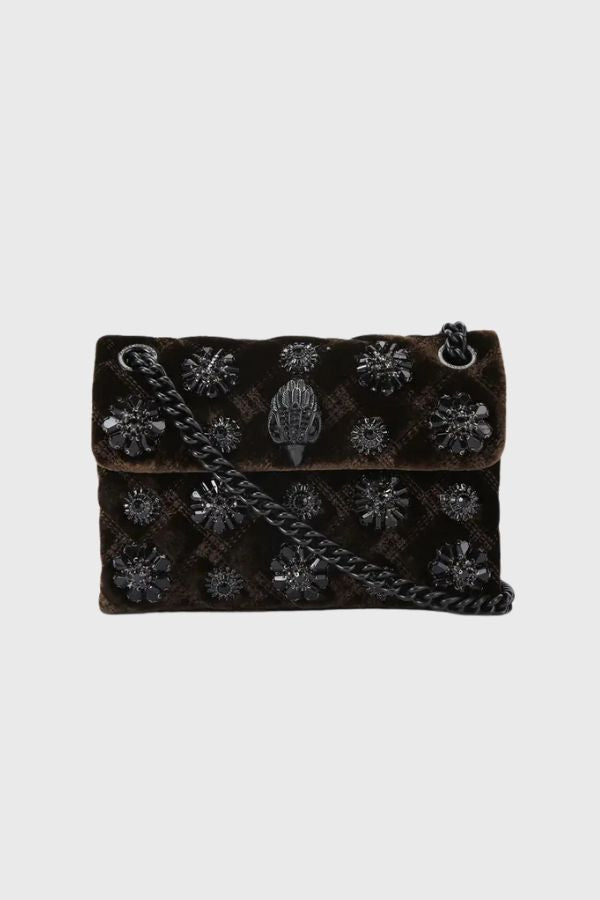 Kurt Geiger Mini Velvet Kensington Bag 5018331789