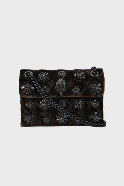 Kurt Geiger Mini Velvet Kensington Bag 5018331789