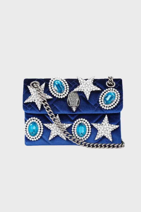 Kurt Geiger Mini Velvet Kensington Bag 5018780789
