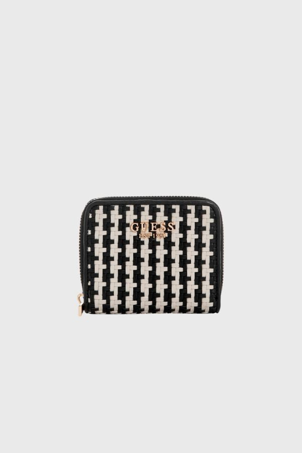 Guess Black Multi Mirema Small Zip Around Wallet WG9631137