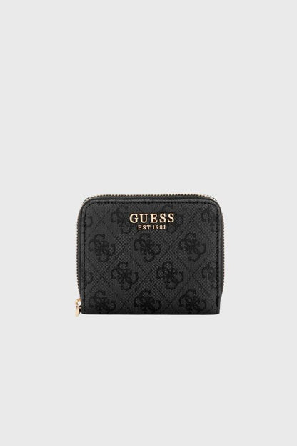 Guess Brown Logo Laurel Small Zip Around Wallet SG7459137