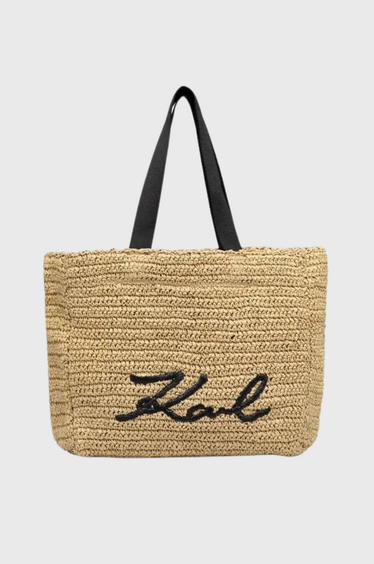 Karl Lagerfeld K/Signature Beach Tote Bag 241W3064