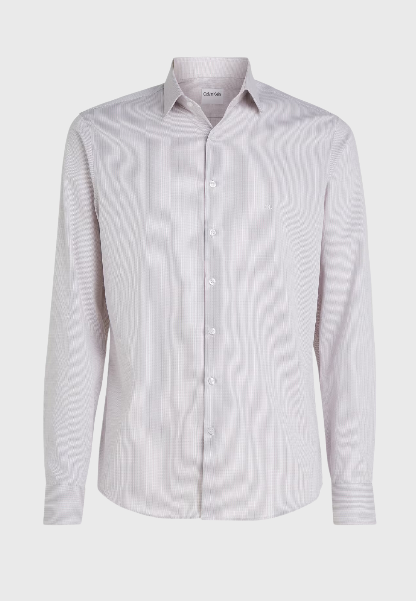 Calvin Klein Stretch Collar Stripe Slim Shirt  K10K112302