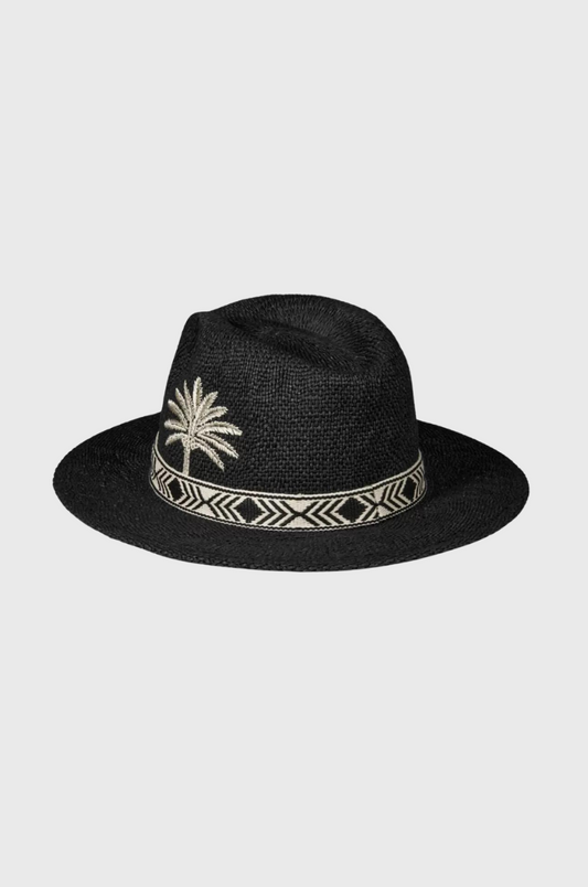 Scotch & Soda Embroidered Straw Panama Καπέλο 177400