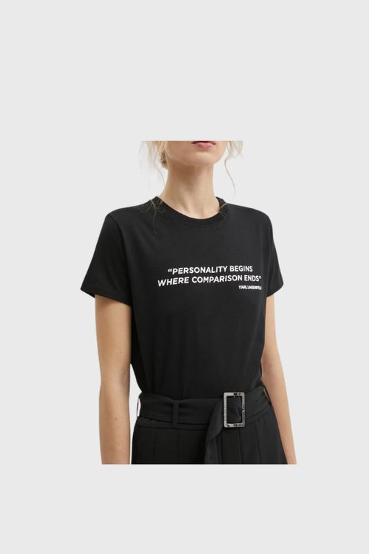 Karl Lagerfeld Quote T-Shirt A1W17068