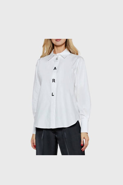 Karl Lagerfeld Snap Poplin Shirt A1W11026