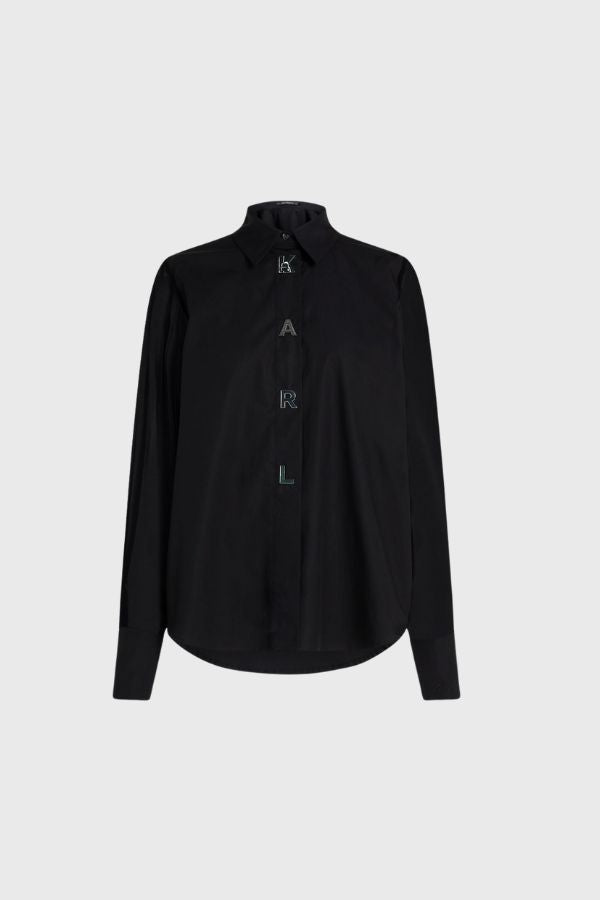 Karl Lagerfeld Snap Poplin Shirt A1W11026