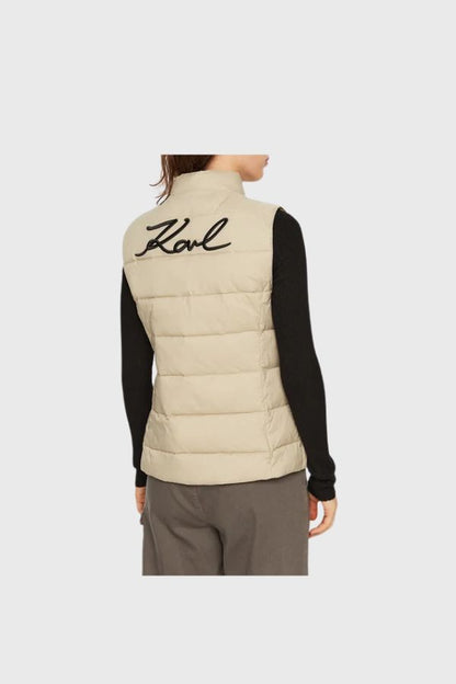 Karl Lagerfeld Puffer Αμάνικο Μπουφάν 246W1512