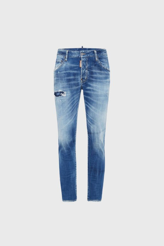 Dsquared2 Medium Small Hole Wash Skater Jeans S71LB1577S30342