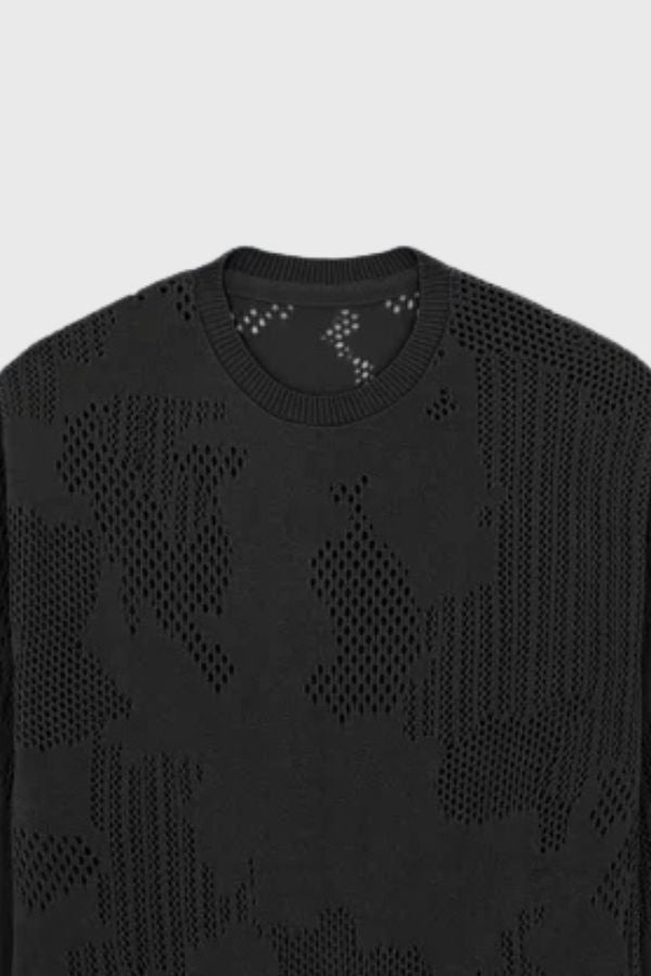 Les Hommes Perfored Fantasy Pull Πουλόβερ LEK1001607U