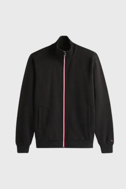 Tommy Hilfiger Πουλόβερ Με Φερμουάρ Και Signature Ρίγα MW0MW40481