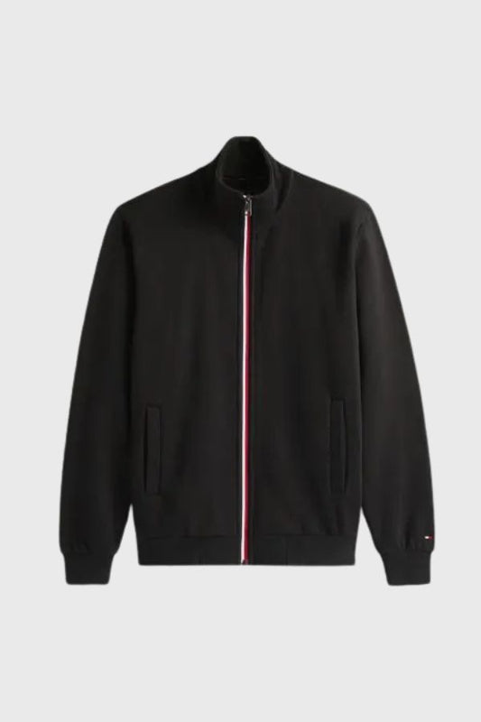 Tommy Hilfiger Πουλόβερ Με Φερμουάρ Και Signature Ρίγα MW0MW40481