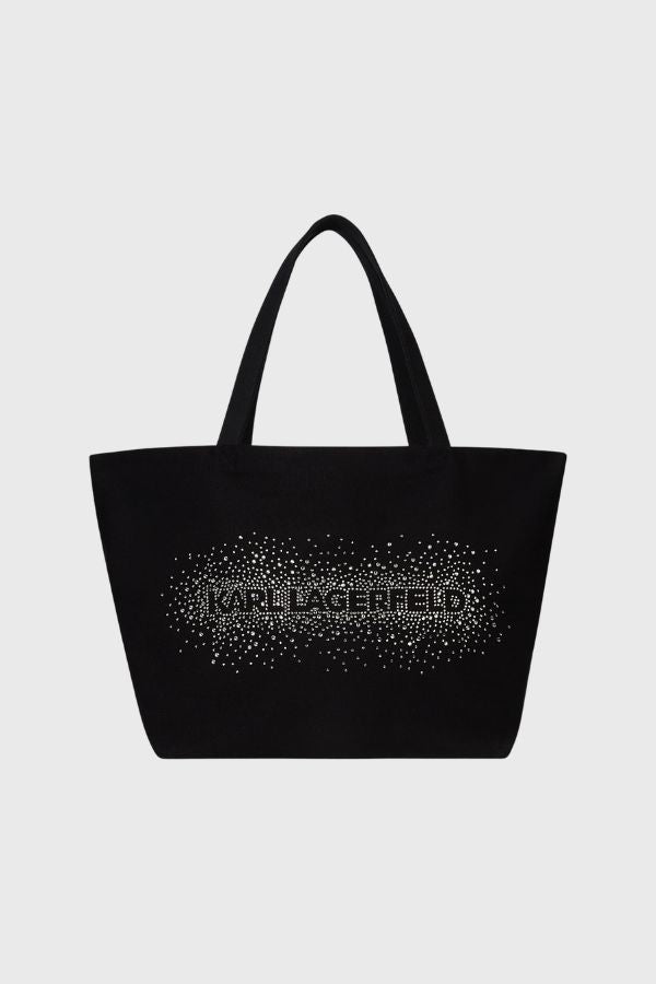 Karl Lagerfeld Logo Rhinestone Shopper B1W50087