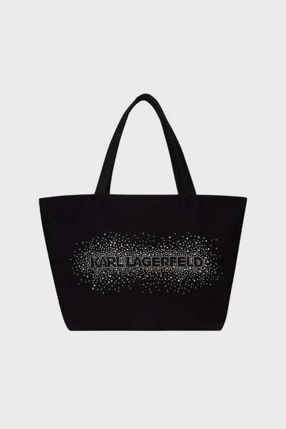 Karl Lagerfeld Logo Rhinestone Shopper B1W50087