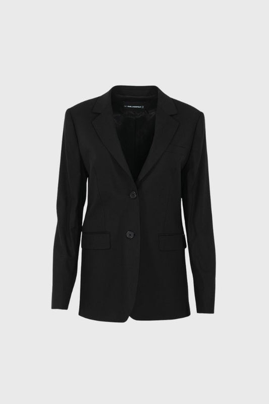 Karl Lagerfeld Logo Tape Relaxed Blazer B1W14012