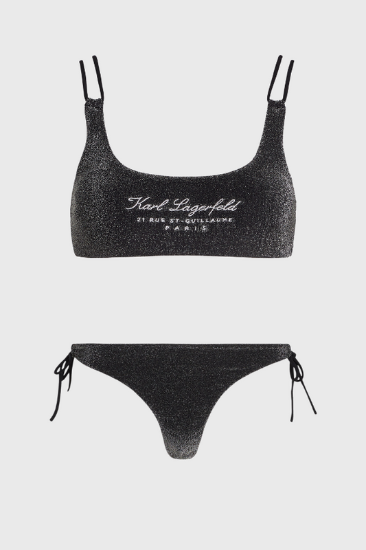 Karl Lagerfeld Lurex Bikini Set 240W2213 240W2214