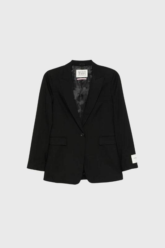 Scotch & Soda Single Breasted Fitted Blazer 177615