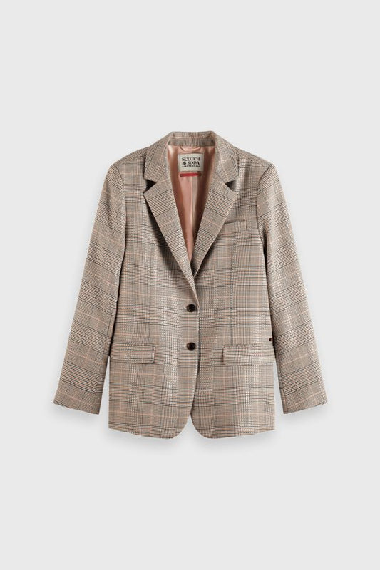 Scotch & Soda Check Boyfriend SB Blazer 177604PF24