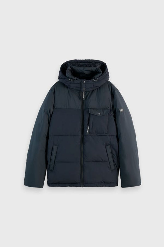 Scotch & Soda Hooded Puffer Μπουφάν 178601