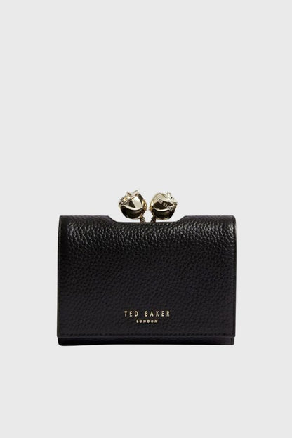 Ted Baker Rose Detail Leather Small Bobble Purse S283899-WXL-ROOSA
